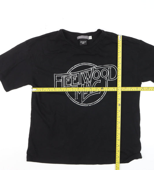 Mint Velvet Men's Black Fleetwood Mac Graphic Band T-Shirt Size M