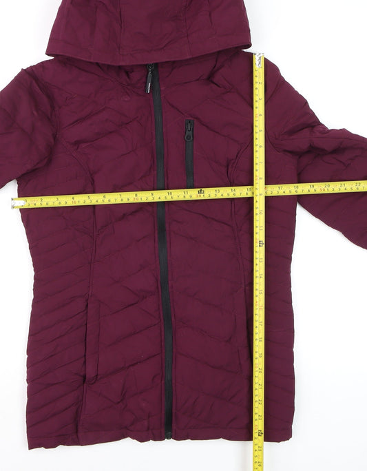 Womens UK Size 10 Nautica Purple Puffer Jacket