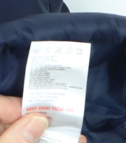 Mens UK Size M Mountain Essentials Blue Puffer Jacket