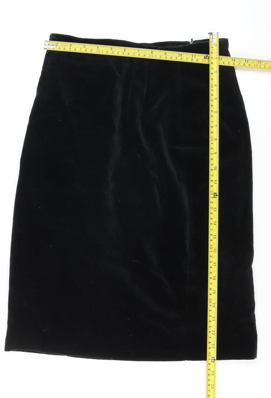 Womens UK Size 12 Jones New York Straight & Pencil Velvet Skirt