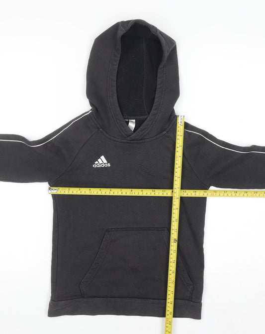 Boys UK Size 9-10 Years adidas Black Pullover Hoodie