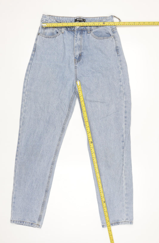 Womens UK Size 10 Missguided Relaxed Fit Jeans Blue Trousers