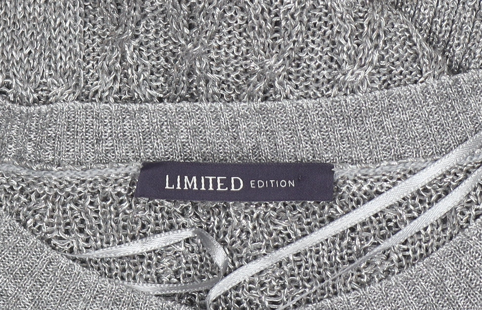 Womens UK Size 18 Marks and Spencer Silver Pullover Jumper