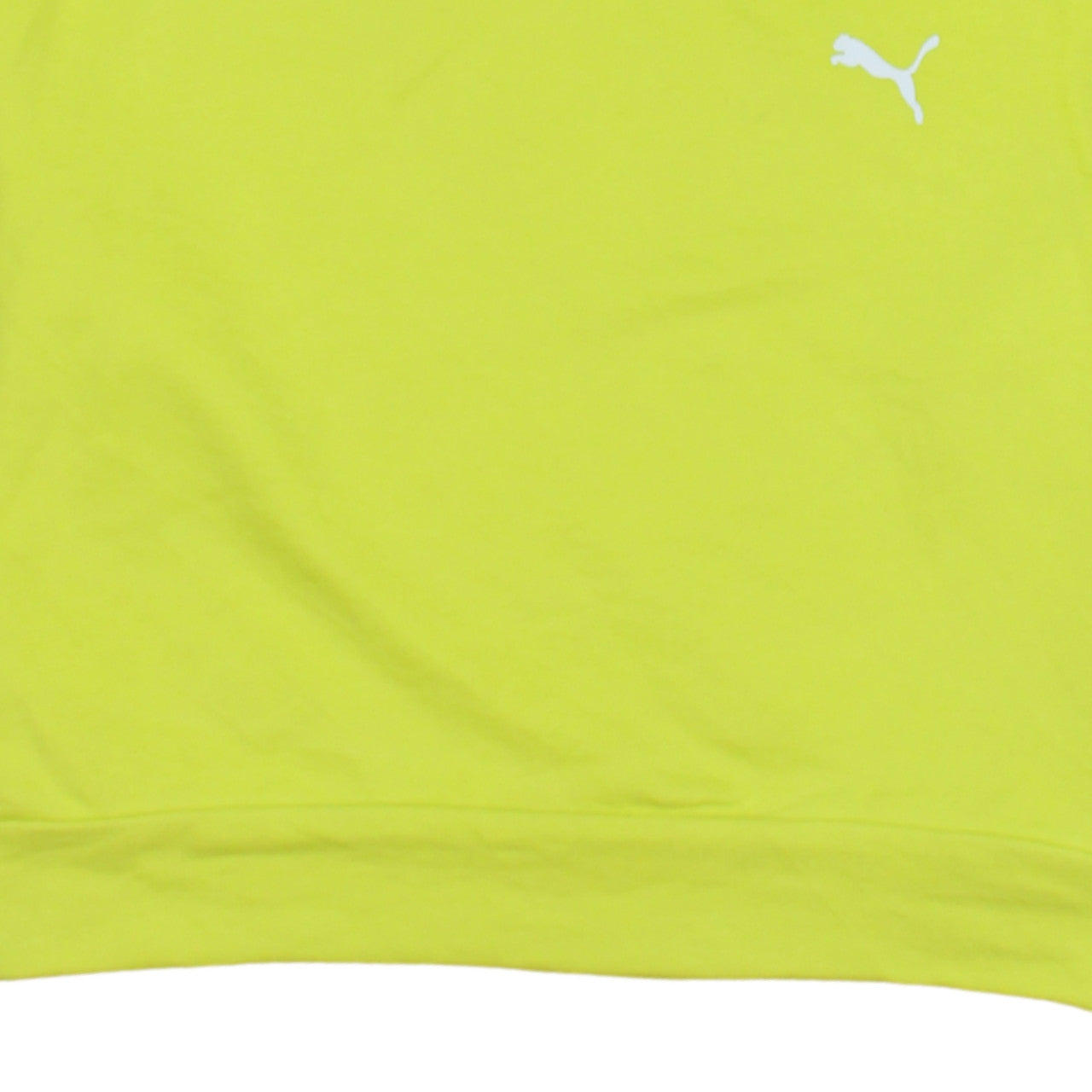 Womens UK Size XS PUMA Yellow Pullover Sweatshirt