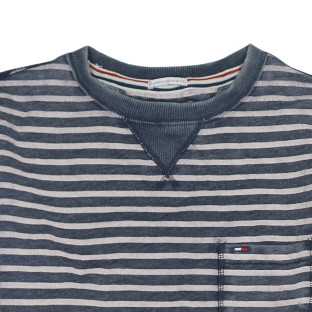 Mens UK Size M Hilfiger Denim Blue Pullover Sweatshirt