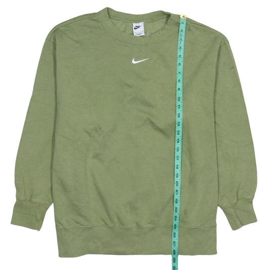 Womens UK Size XL Nike Green Pullover Sweatshirt