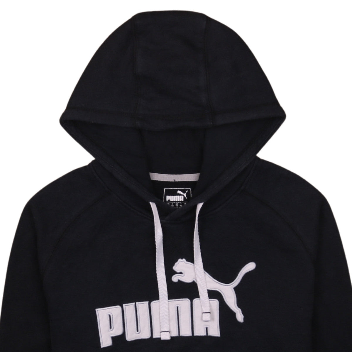 Womens UK Size 12 PUMA Black Pullover Hoodie