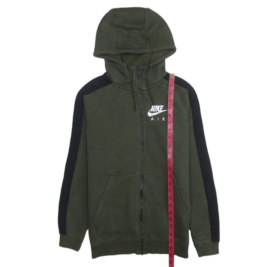 Mens UK Size XS Nike Green Full Zip Hoodie