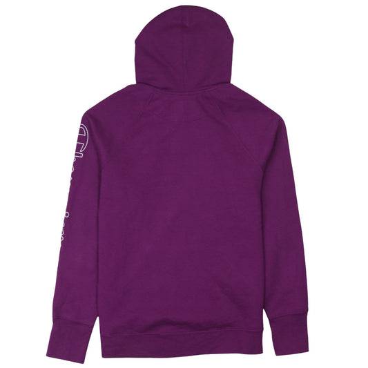 Womens UK Size L Champion Purple Pullover Hoodie