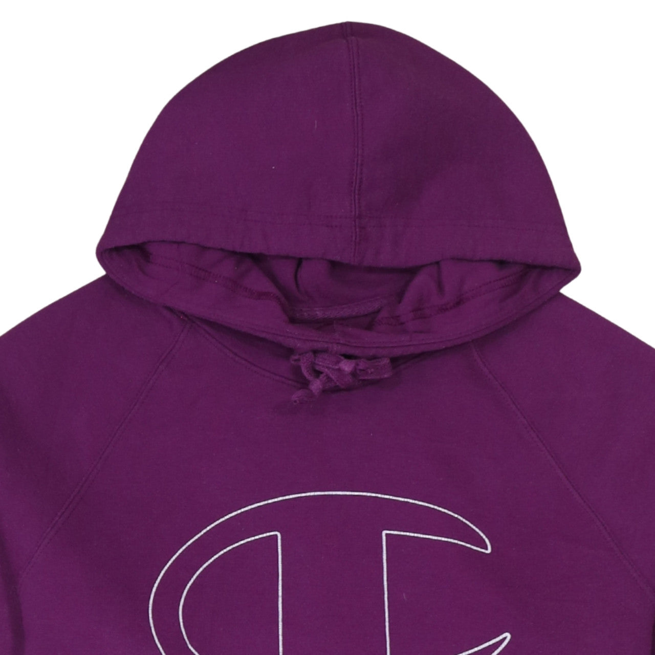 Womens UK Size L Champion Purple Pullover Hoodie