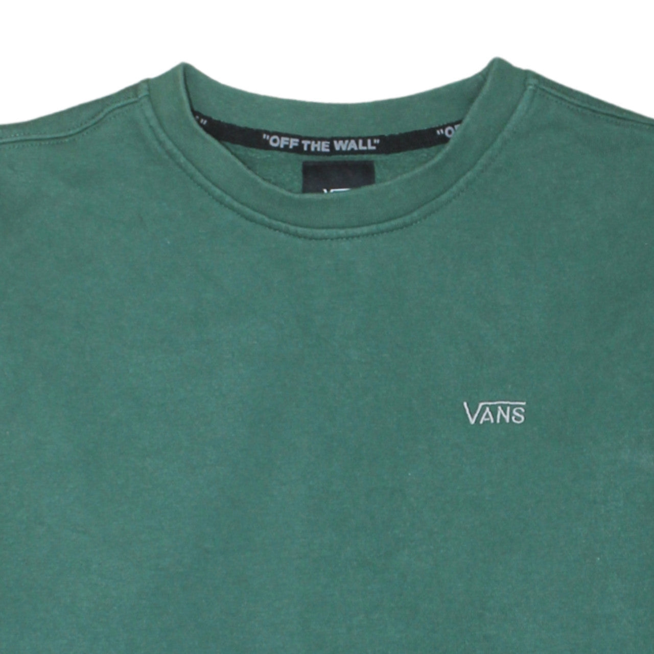 Mens UK Size S VANS Green Pullover Sweatshirt