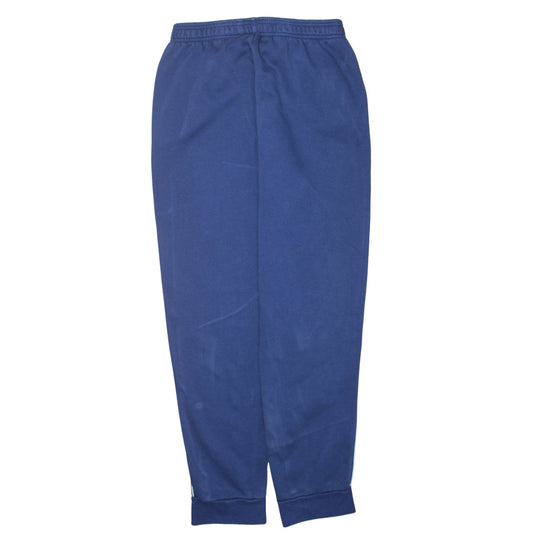 Mens UK Size L adidas Regular Fit Track Pants Blue Trousers