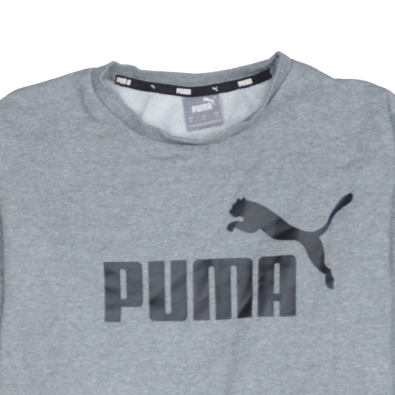 Mens UK Size M PUMA Grey Pullover Sweatshirt