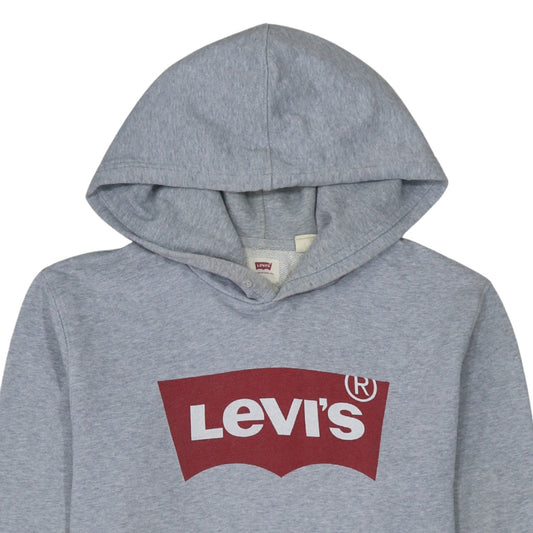 Mens UK Size S Levi's Grey Pullover Hoodie