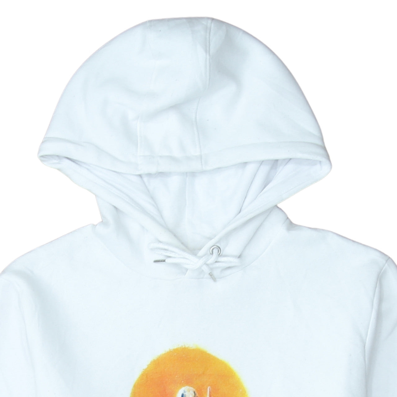 Mens UK Size L Primark White Pullover Hoodie