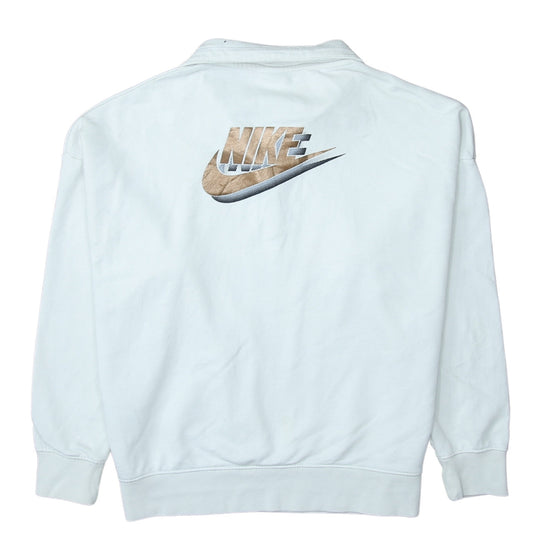 Womens UK Size S Nike White Pullover Sweatshirt
