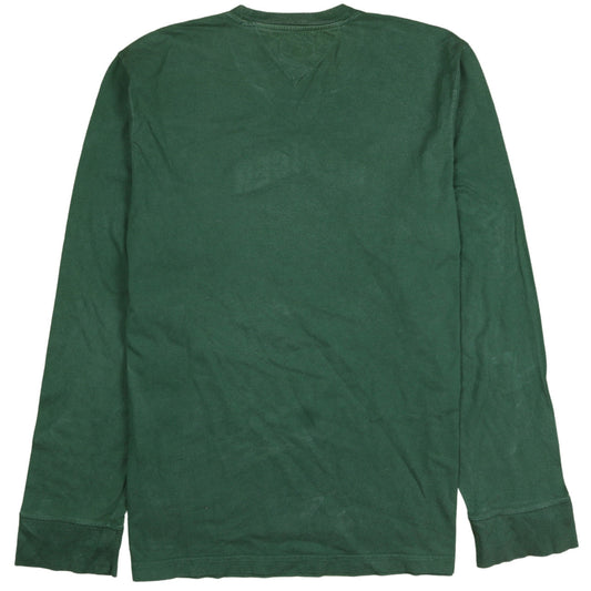 Mens UK Size XL Hilfiger Green Pullover Sweatshirt