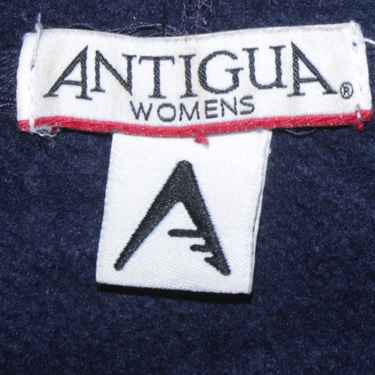 Womens UK Size M Antigua Blue Full Zip Hoodie