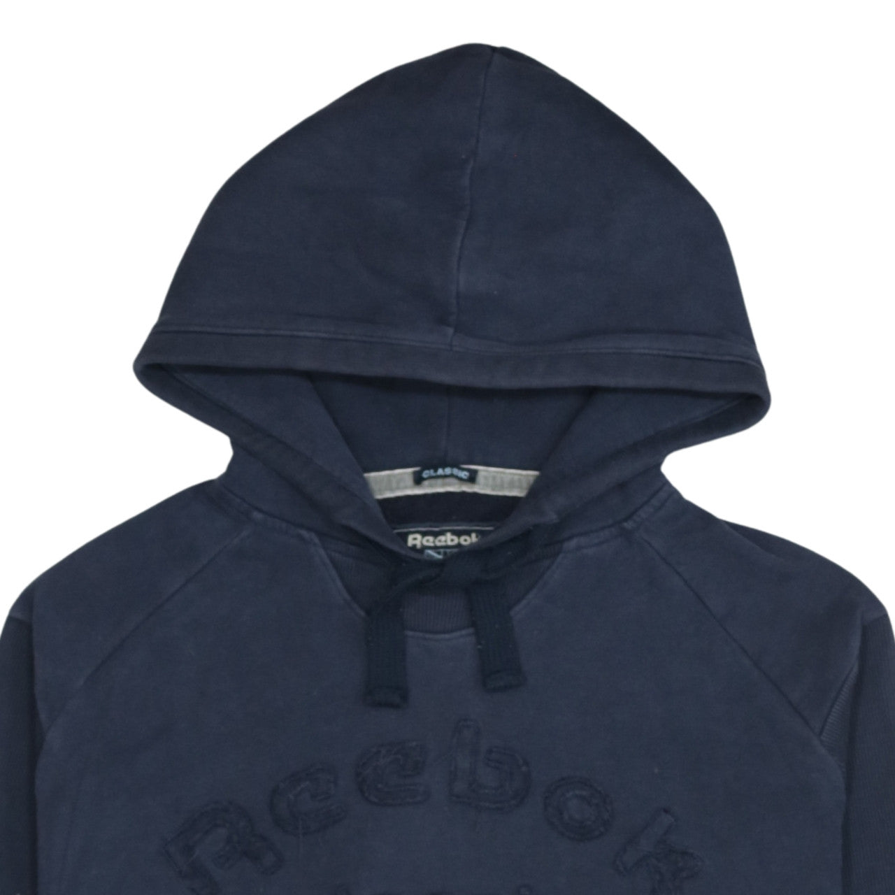 Mens UK Size XL Reebok Blue Pullover Hoodie
