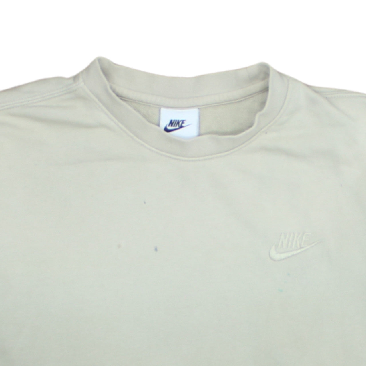 Mens UK Size XS Nike Beige Pullover Sweatshirt