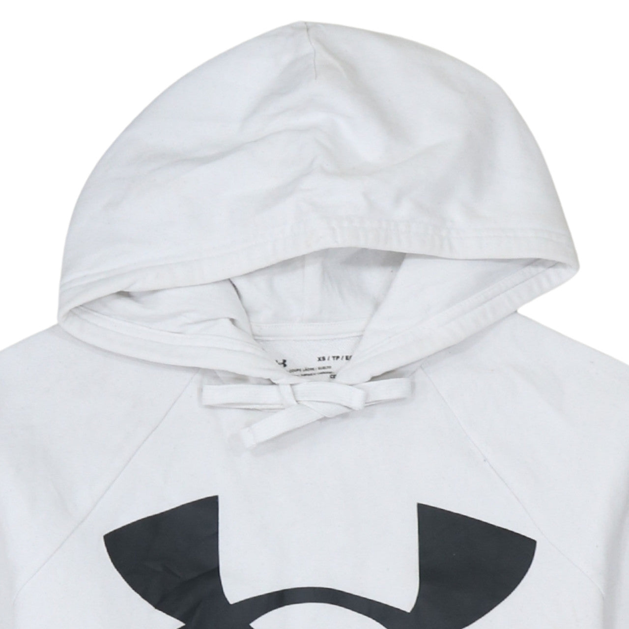 Mens UK Size XS Under armour White Pullover Hoodie