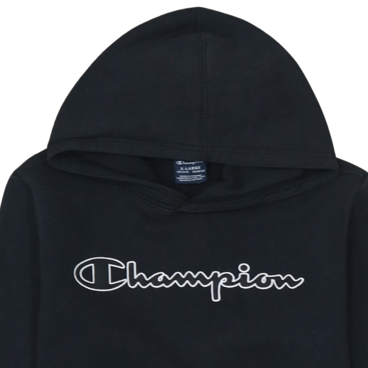 Boys UK Size 13-14 Years Champion Black Pullover Hoodie