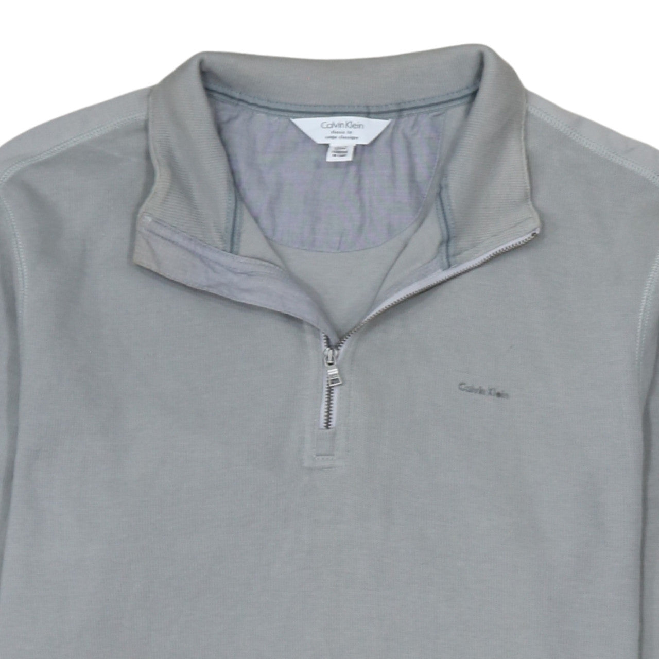 Mens UK Size L Calvin Klein Grey Pullover Sweatshirt