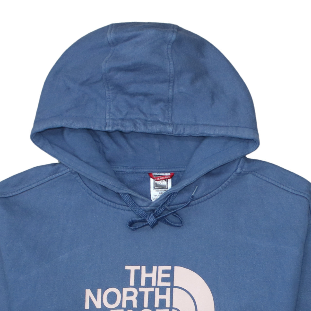 Womens UK Size M The North Face Blue Pullover Hoodie