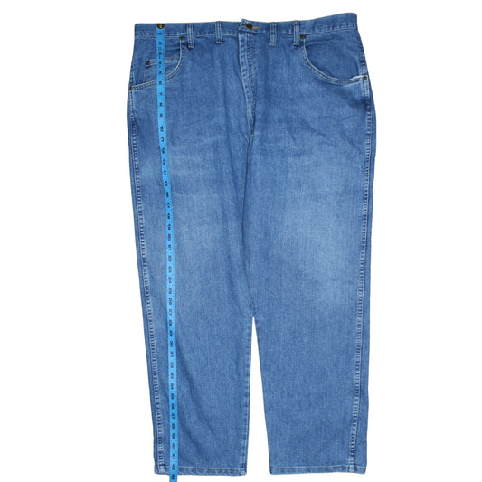Mens UK Size L Wrangler Regular Fit Straight Blue Jeans