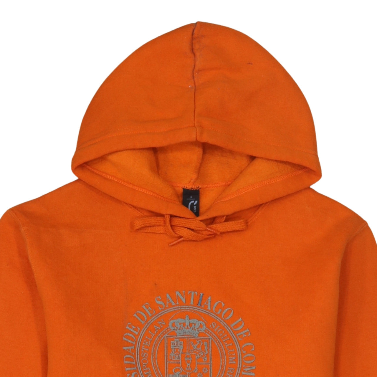 Womens UK Size S SOL'S Orange Pullover Hoodie