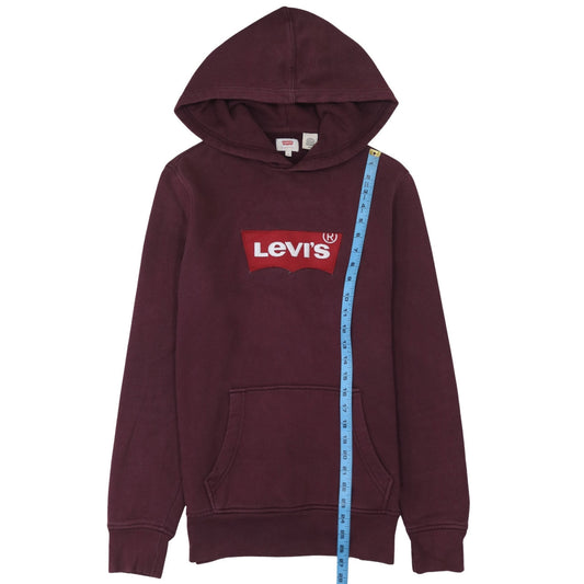 Mens UK Size S Levi's Brown Pullover Hoodie