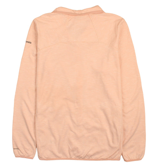 Womens UK Size XL Columbia Pink Full Zip Sweatshirt