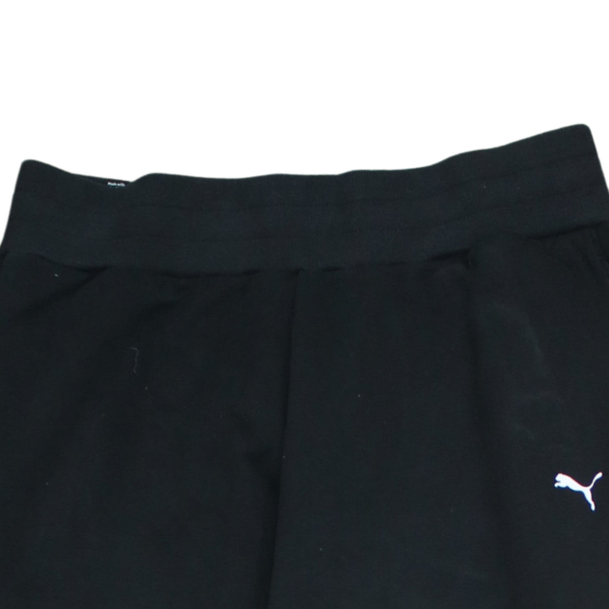 Additional view of Puma Women Black Jogger Sweatpants, size 12, Cotton Blend