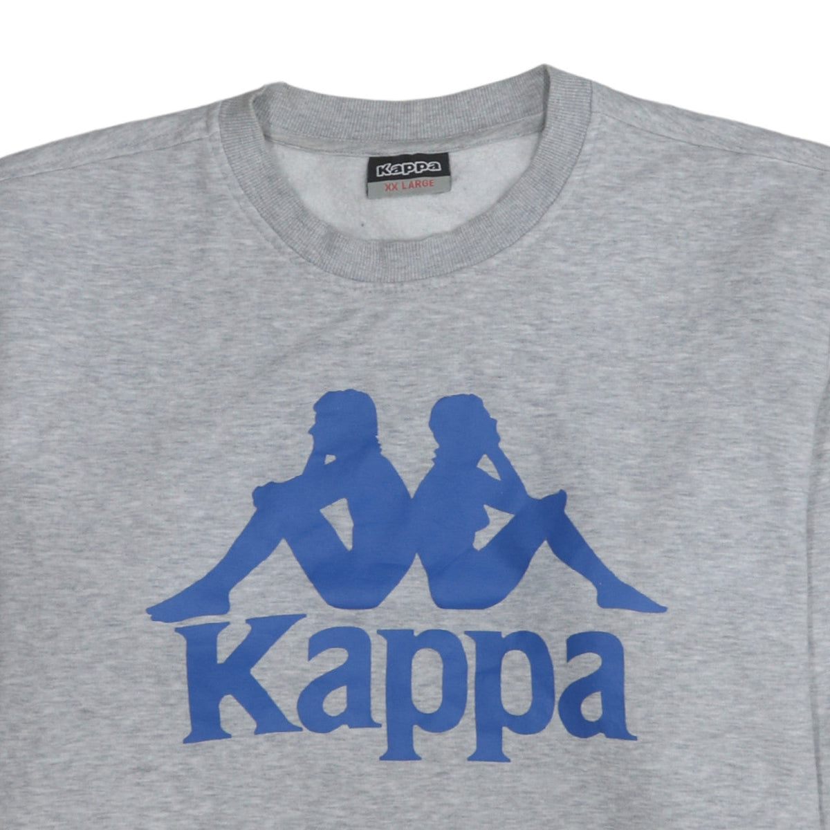 Mens UK Size 2XL Kappa Grey Pullover Sweatshirt