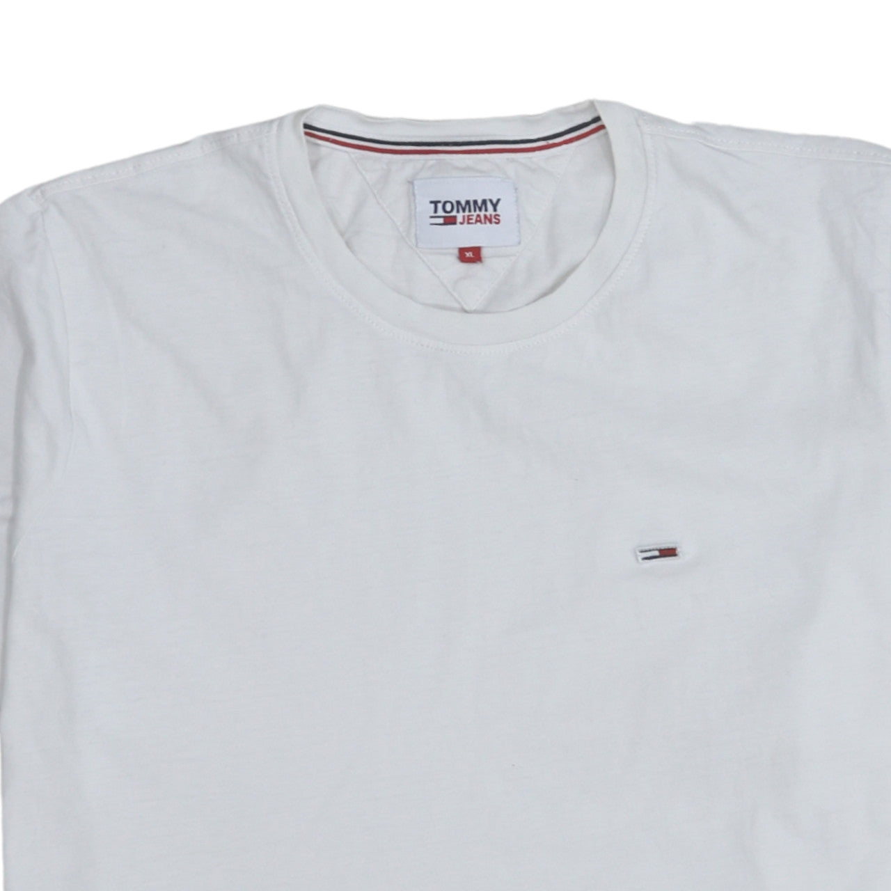 Mens UK Size XL Tommy Jeans White T-Shirt