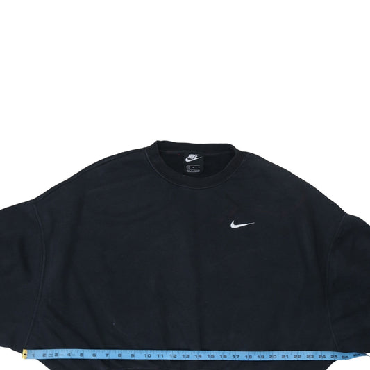Womens UK Size M Nike Black Pullover Sweatshirt