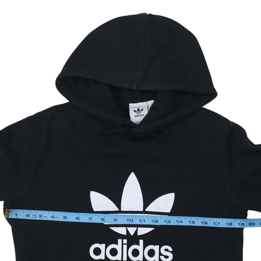 Womens UK Size S adidas Black Pullover Hoodie