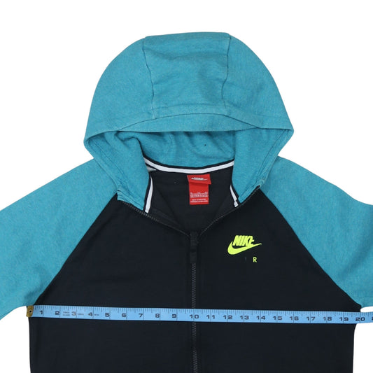 Boys UK Size XL Nike Blue Full Zip Hoodie