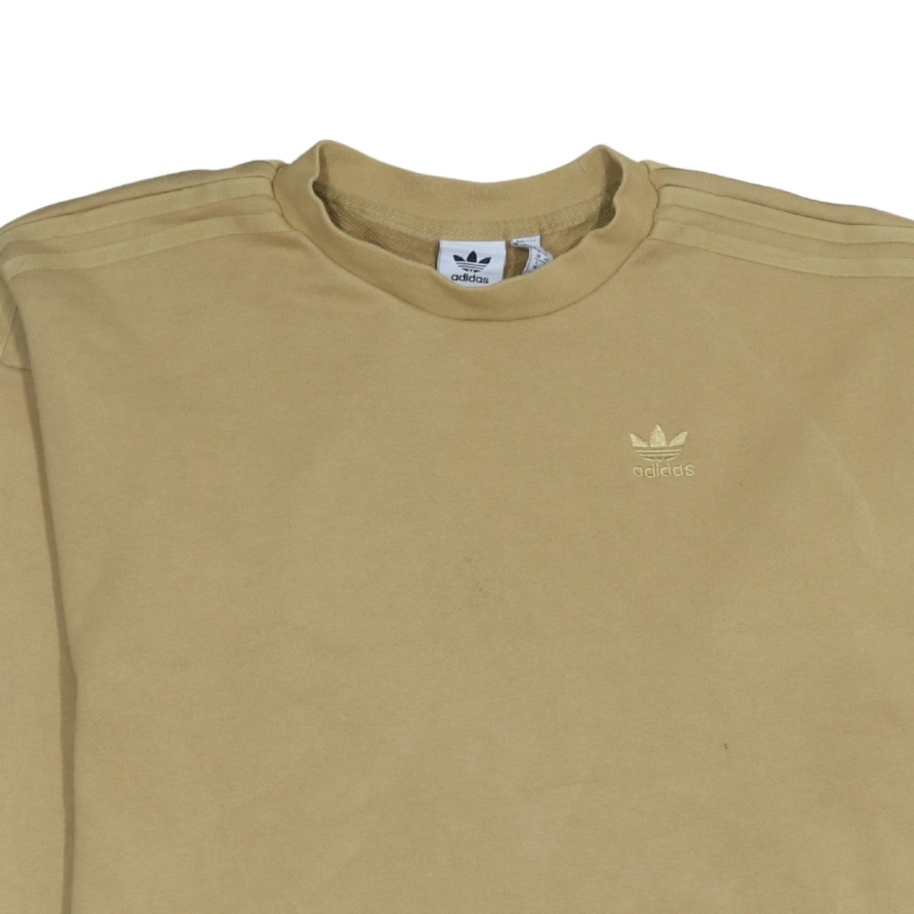 Womens UK Size 12 adidas Beige Pullover Sweatshirt