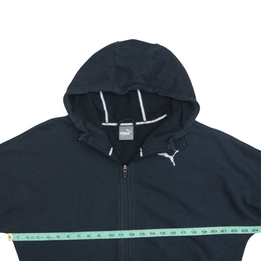 Womens UK Size 14 PUMA Black Full Zip Hoodie
