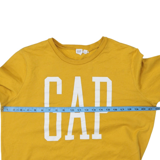 Womens UK Size L Gap Yellow Pullover Sweatshirt