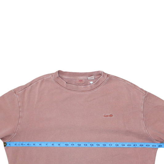 Womens UK Size XS Levi's Pink Pullover Sweatshirt