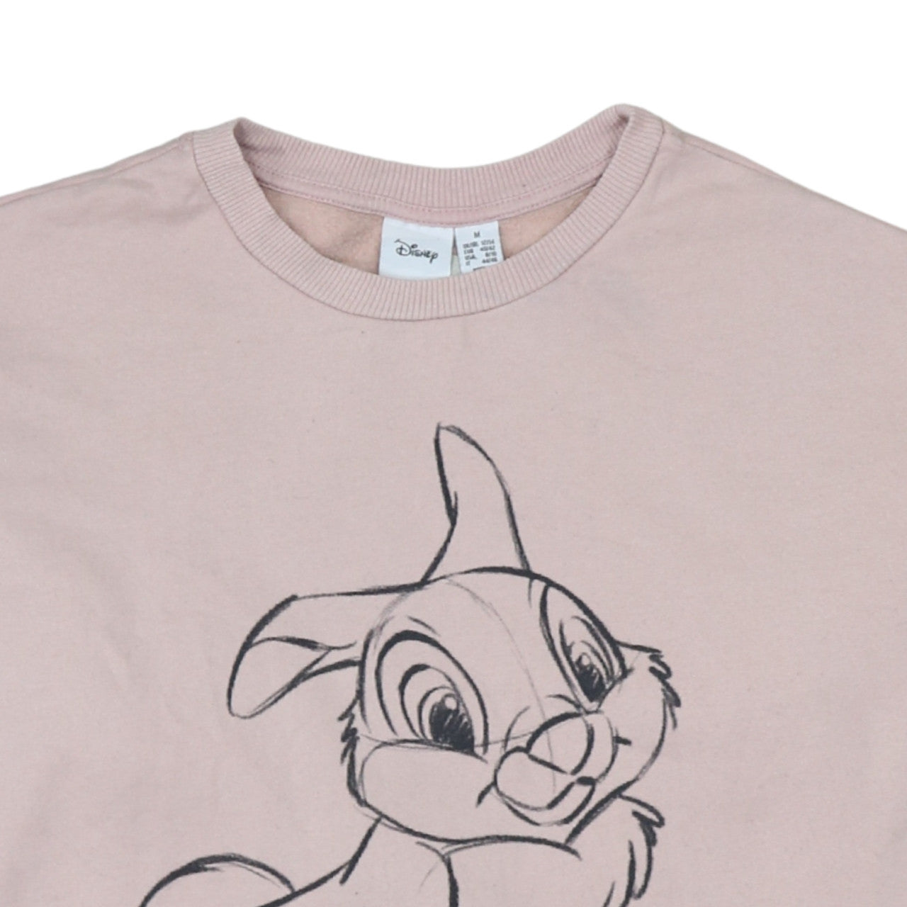 Womens UK Size M Disney Pink Pullover Sweatshirt