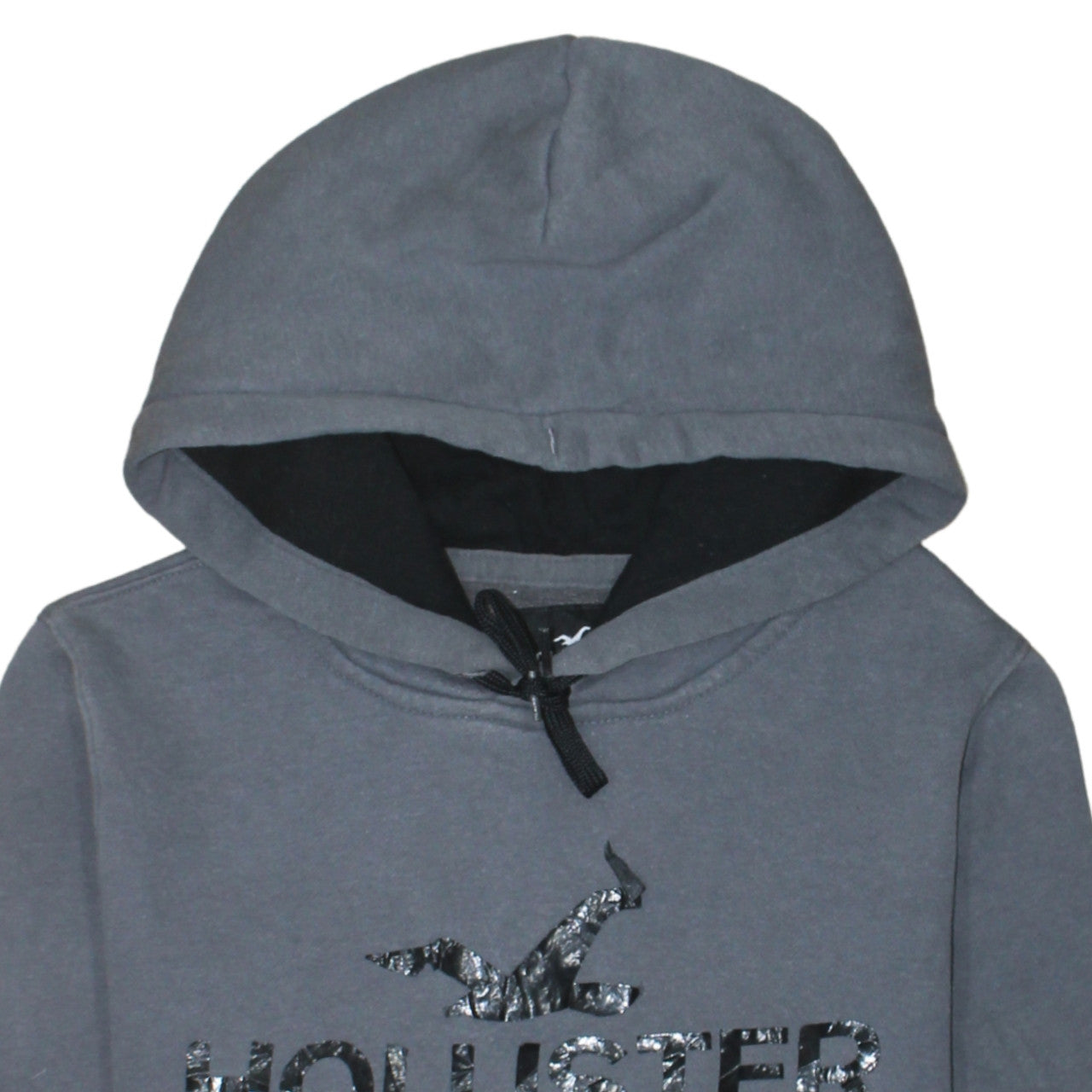 Mens UK Size XS Hollister Grey Pullover Hoodie