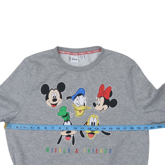 Womens UK Size M Disney Grey Pullover Sweatshirt