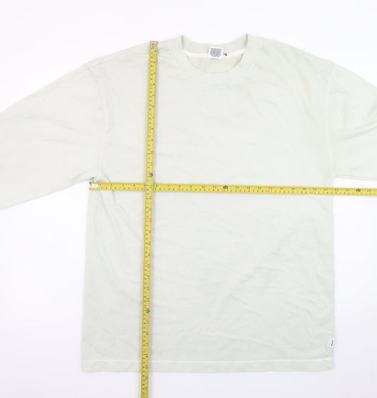 Mens UK Size XL Bonds Beige Pullover Sweatshirt