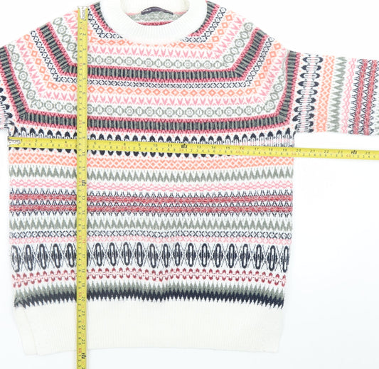 Womens UK Size S Marks and Spencer Multicoloured Pullover Jumper