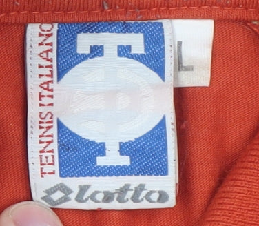 Mens UK Size L Lotto Cotton Polo Shirt