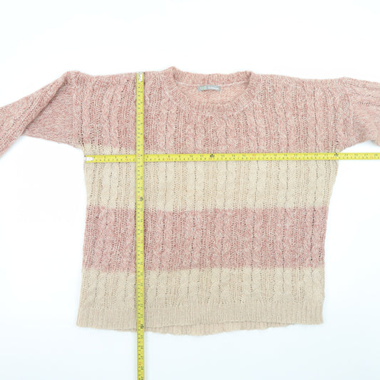 Womens UK Size 14 Marks and Spencer Pink Pullover Jumper