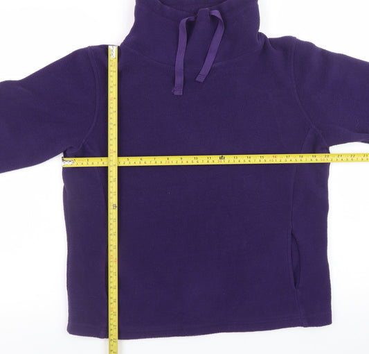 Womens UK Size L Cotton Traders Purple Pullover Sweatshirt